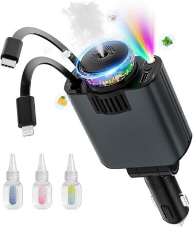 5-in-1 Smart Car Diffuser Charger