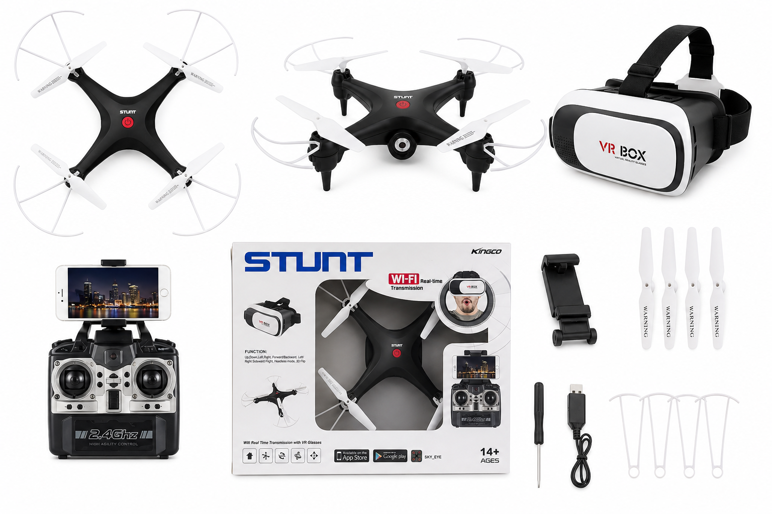 VR Stunt Drone with Camera