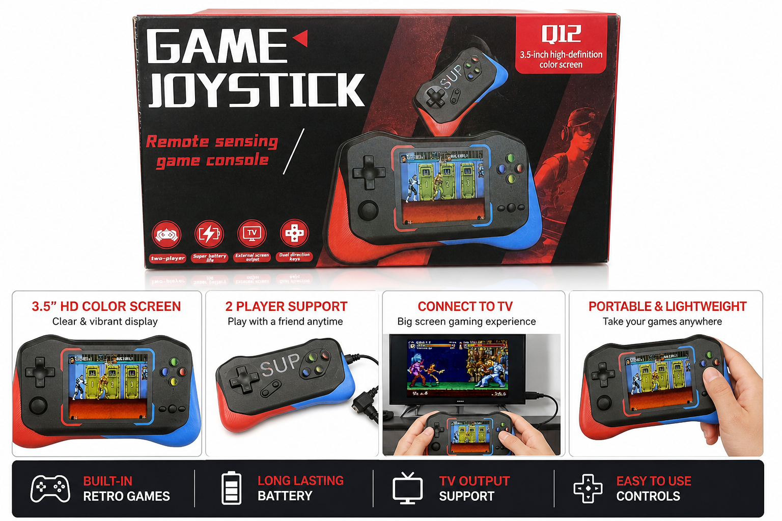 Q12 Handheld Game Console