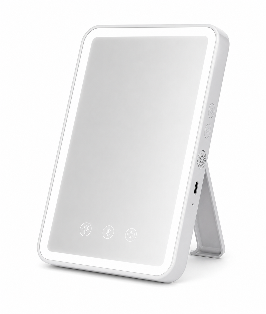 LED Vanity Mirror with Bluetooth Speaker