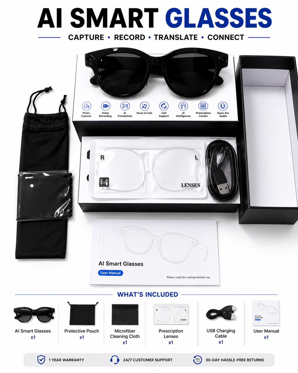Viral AI Smart Glasses